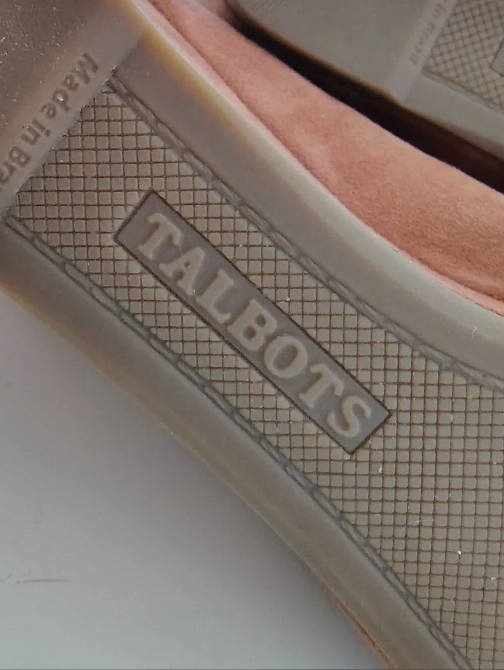 Talbots Rust Suede Closed Toe Wedge Pumps Made In Brazil Size 7 B